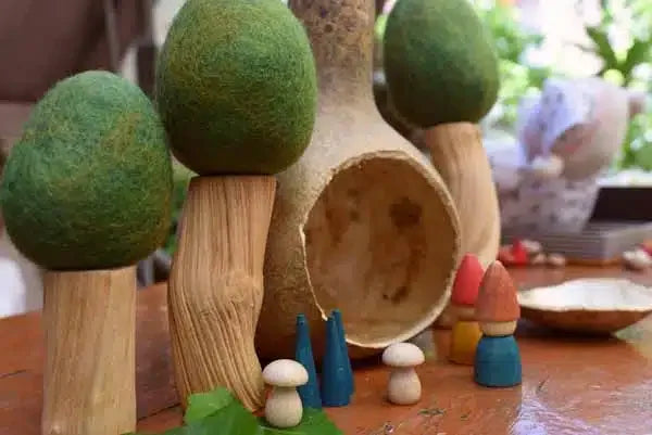Down Under Spielzeug aus Filz und Holz