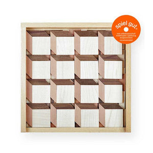 Montessori Legespiel aus Edelholz – Kreativität & Muster | SINA