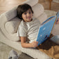 Kindersessel Flipster 2in1 Sessel & Bett aus Teddystoff | Wigiwama