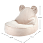 Kinder Sitzsack Bär aus Premium Vliesstoff | Wigiwama