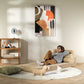 Kinder 2in1 Sessel & Bett Flipster aus Premium Breitcord | Wigiwama
