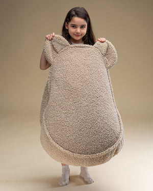 Kinder Sitzsack Bär aus Premium Teddystoff | Wigiwama