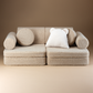 Spielsofa SETTEE aus Premium Teddystoff | Wigiwama
