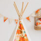 Kinder Spielzelt (Tipi-Zelt) Picknick mit Blumen | Moi Mili