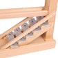 Murmelbahn mit Glockenspiel – Holz Kugelbahn Natur | Beck Holzspielzeug