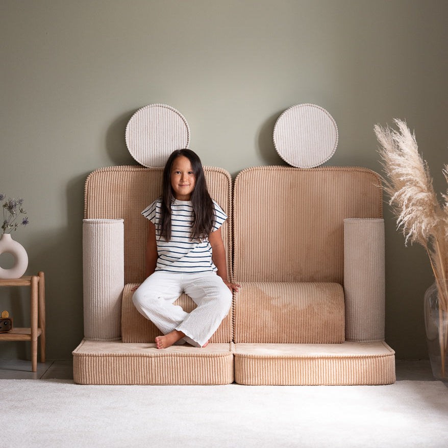 Kinder Spielsofa SETTEE aus Premium Breitcord | Wigiwama