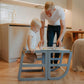 2 in 1 Lernturm mit Tisch – Montessori Küchenhelfer für Kinder | leg&go