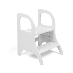 Ette Tete MIIMO® Montessori Tritthocker Weiß – Kinderhocker für Küche & Alltag