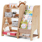 2in1 Montessori Regal – Bücher- & Spielzeugregal für Kinder | Goodevas