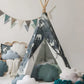 Kinder Spielzelt- & Matten-Set (Tipi-Zelt) Nachthimmel | Moi Mili
