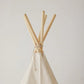 Kinder Spielzelt- & Matten-Set (Tipi-Zelt) Beige | Moi Mili