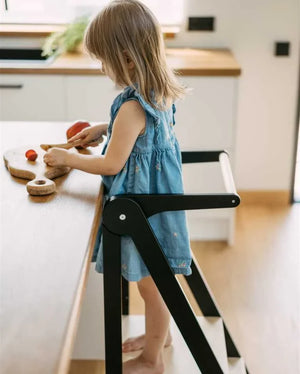 Lernturm faltbar Ultra Slim – Küchenhelfer für Kinder | leg&go