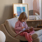 Kindersessel MOON aus Premium Teddystoff | Wigiwama