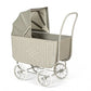 Puppenwagen Retro Rattan blau – Puppenwagen für Kinder | by ASTRUP