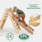 4in1 Montessori Klettergerüst Set – Dreieck, Rutsche, Bogen & Netz | Goodevas