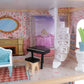 Gerardo’s Toys Puppenhaus Emily XXL – Holz Puppenhaus mit LED Licht