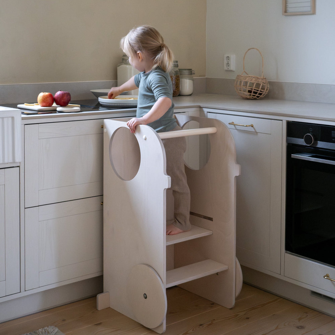 FitWood VERSO Premium 2in1 Lernturm im Wohnraum