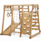 Montessori 6in1 Indoor Spielplatz – Klettergerüst mit Schaukel & Rutsche | Goodevas