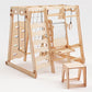 Montessori 6in1 Indoor Spielplatz – Klettergerüst mit Schaukel & Rutsche | Goodevas