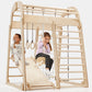 6in1 Indoor & Outdoor Spielplatz – Klettergerüst mit Rutsche & Schaukel | Goodevas