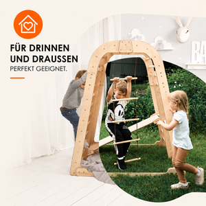 6in1-indoor-spielplatz-fur-kinder-klettergerust-mit-kletternetz-rutsche-gymnastikringe-hangende-leiter-und-disc-schaukel-beigegoodevas-deutschland