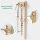 Montessori 6in1 Kletterwand Indoor – Sprossenwand mit Schaukel & Rutsche | Goodevas