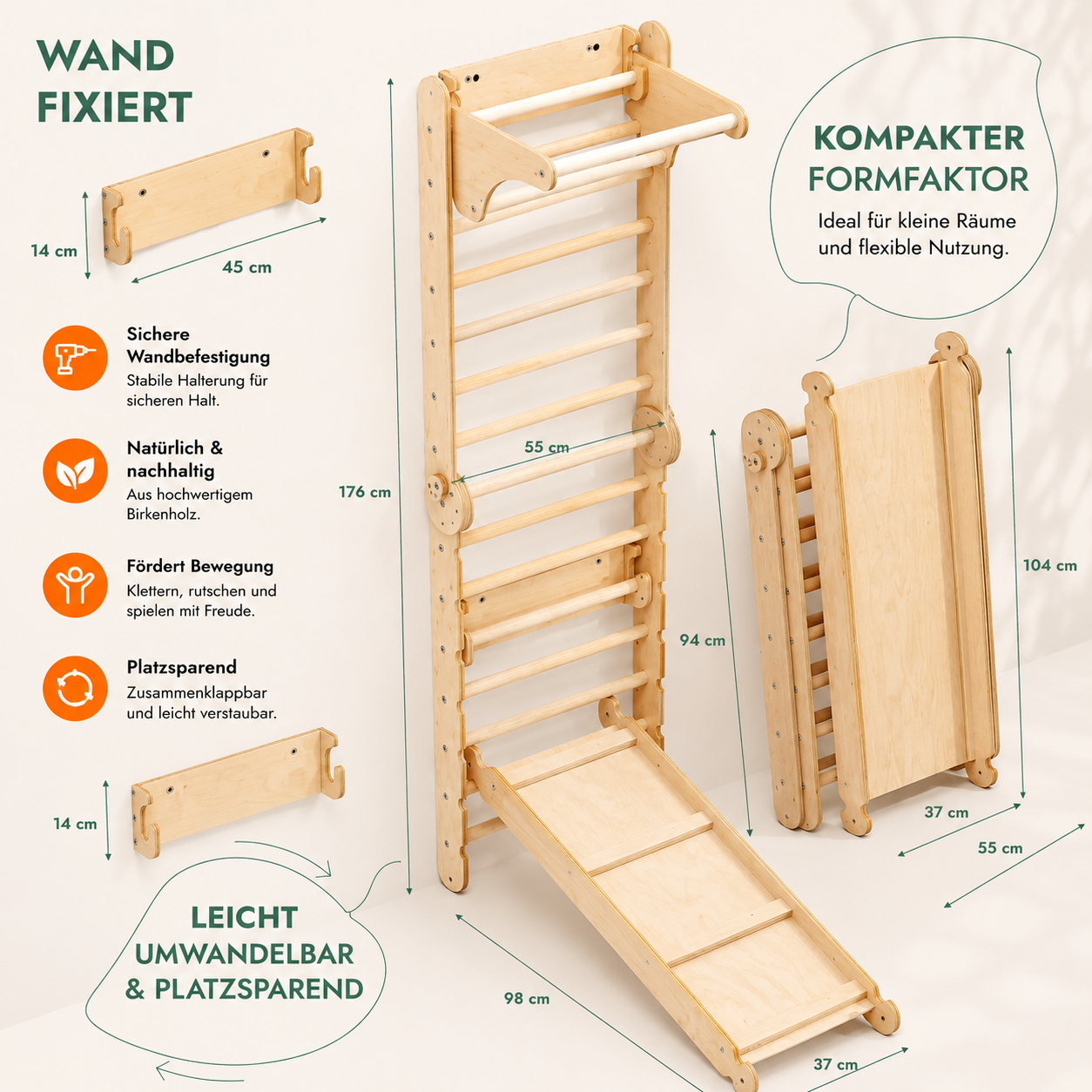 6in1-kletterwand-indoor-sprossenwand-gymnastikringe-hangende-leiter-disc-schaukel-rutsche-und-klimmzugstange