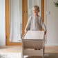 VERSO 2in1 Lernturm Beige – Lernturm & Kinderhocker für Küche | Fitwood