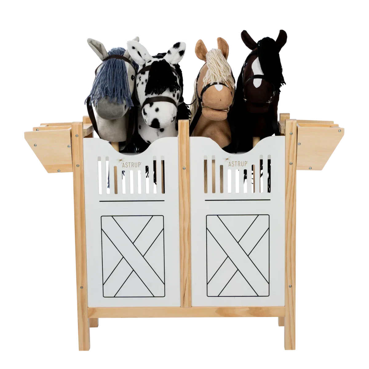 Pferdebox für 4 Steckenpferde – Aufbewahrung Hobby Horse | by ASTRUP