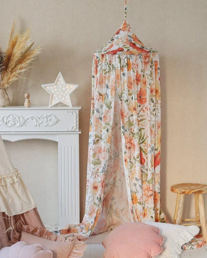 Baldachin Flower Power für Kinderzimmer | Moi Mili