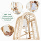 Montessori 7in1 Indoor & Outdoor Spielplatz – Klettergerüst mit Rutsche & Schaukel | Goodevas