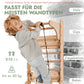 Montessori 7in1 Kletterwand Indoor – Sprossenwand mit Schaukel, Rutsche & Maltafel | Goodevas