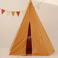 Kinder Spielzelt- & Matten-Set (Tipi-Zelt) Ocker | Moi Mili