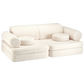 Spielsofa SETTEE aus Premium Teddystoff | Wigiwama