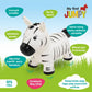 Gerardo’s Toys Hüpftier Zebra – Hüpfspielzeug für Kinder