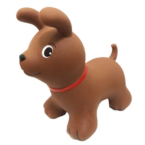 Gerardo’s Toys Hüpftier Hund braun – Hüpfspielzeug für Kinder