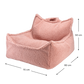 Sitzsack für Kinder aus Premium Teddystoff | Wigiwama