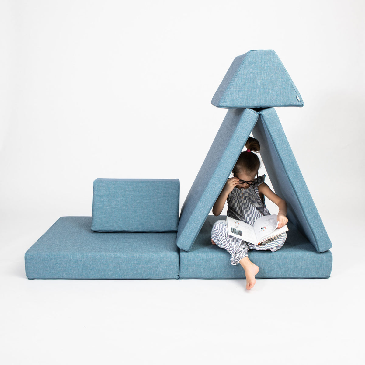 Spielsofa Set Türkis – Modulares Kindersofa | Monboxy