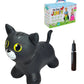 Gerardo’s Toys Hüpftier Katze schwarz – Hüpfspielzeug für Kinder