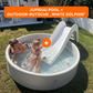 Kinder Rutsche & Pool Set XXL – Outdoor Wasserspaß für Garten | Jupiduu