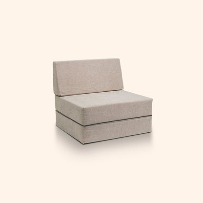 KINOS Kindersessel & Bett Taupe – 2in1 Schlaf- & Sitzmöbel für Kinder | Fitwood