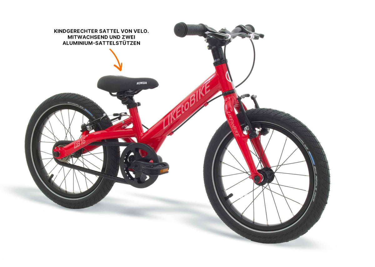 Kokua LIKEtoBIKE 16s Singlespeed – Kinderfahrrad  16 Zoll