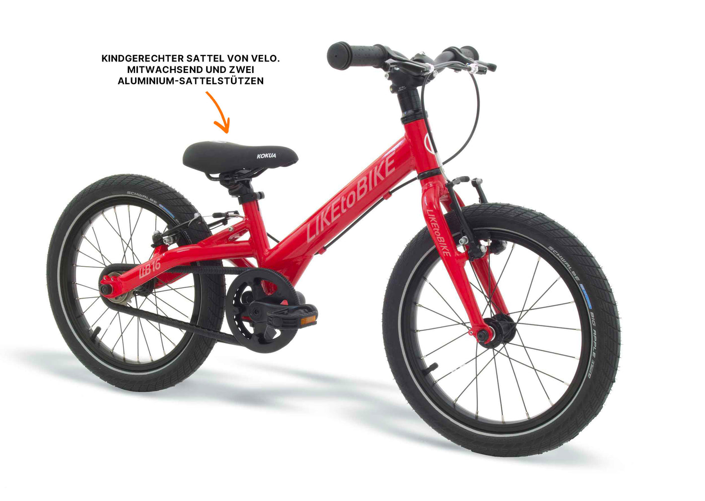Kokua LIKEtoBIKE 16s – Kinderfahrrad Singlespeed 16 Zoll