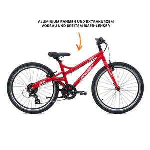 Kokua LIKEtoBIKE 24 SR Schwarz | Kinderfahrrad 24 Zoll mit Schaltung