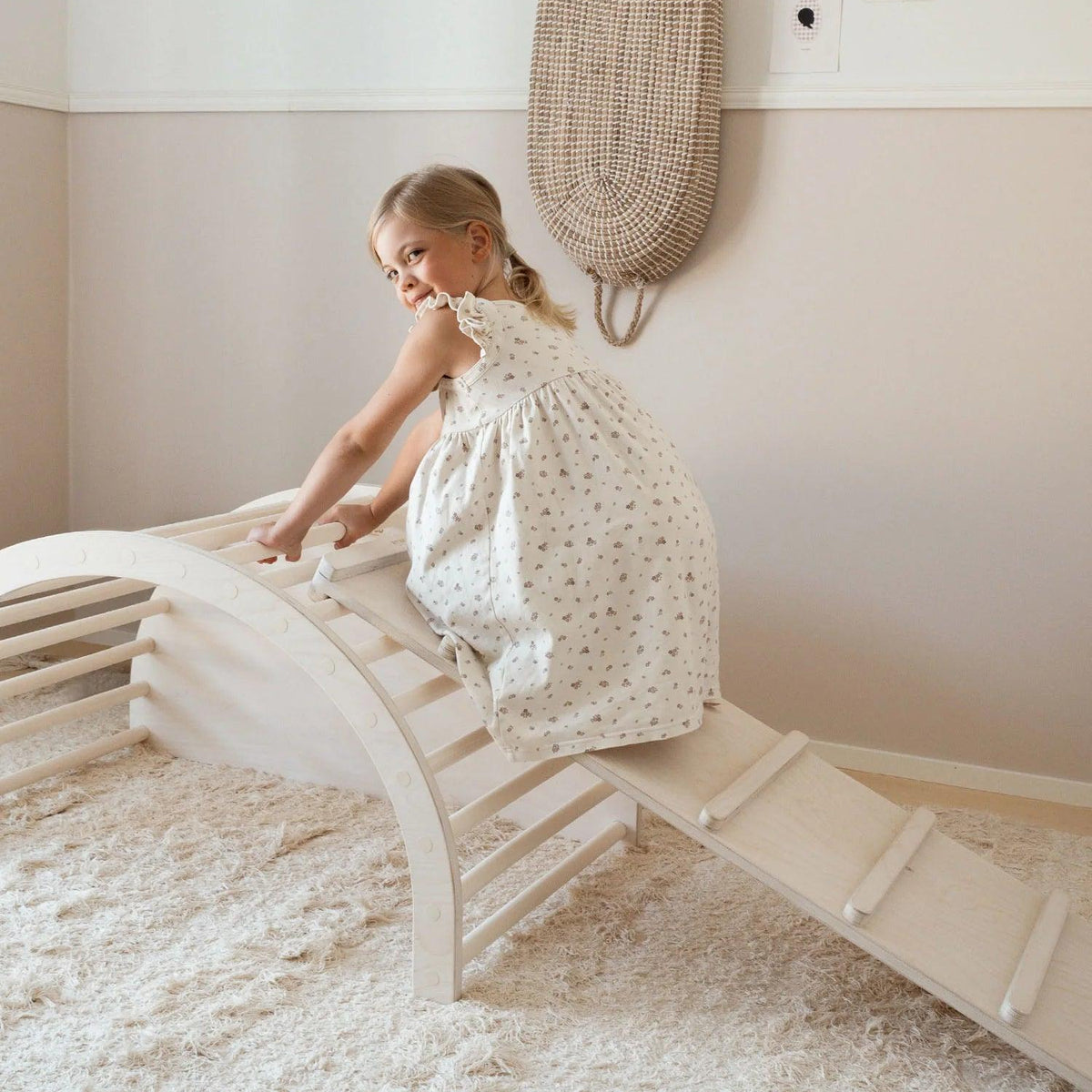 LUOTO II Kletterbogen Premium – Montessori Kletterbogen für Kinder | Fitwood