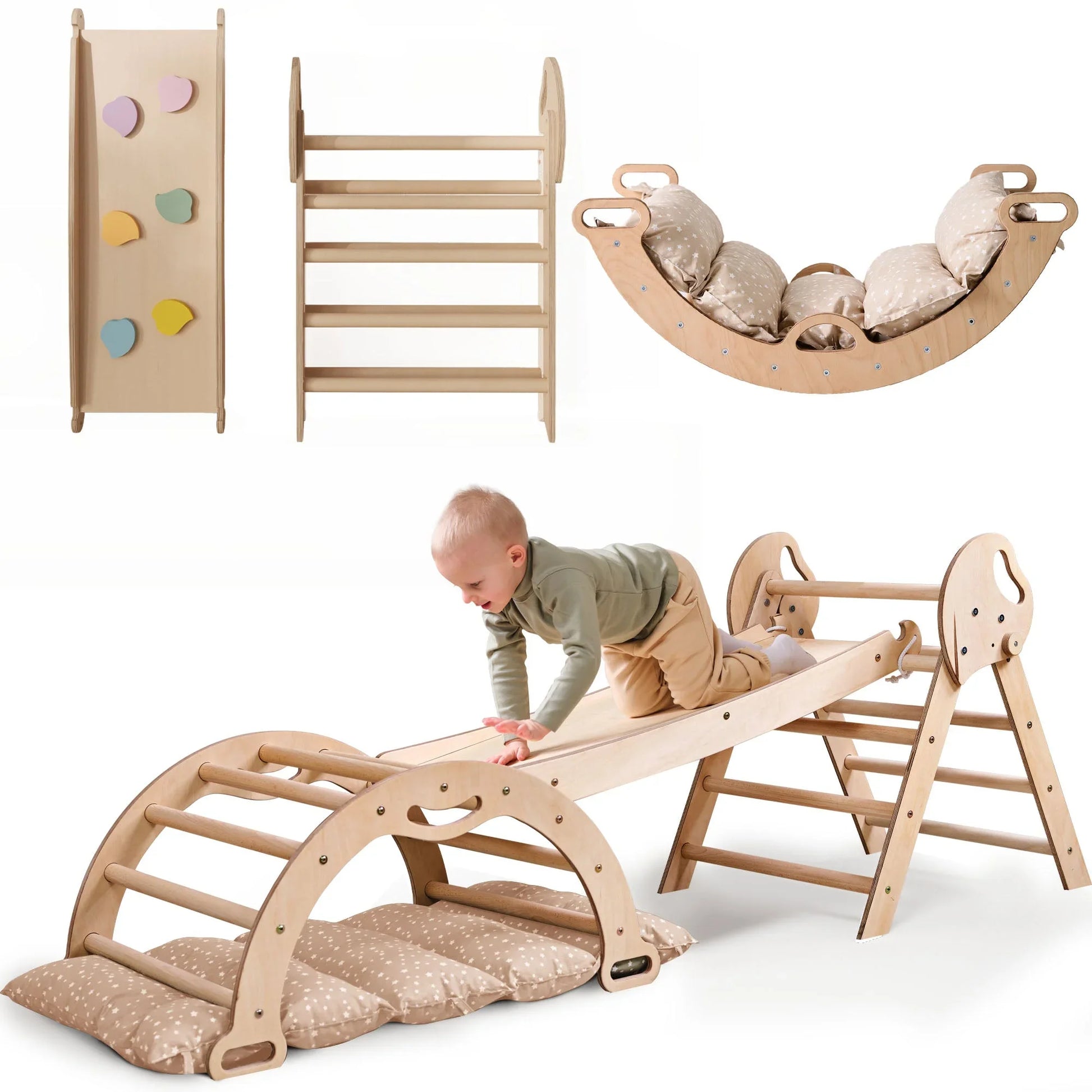 Montessori 4in1 Kletterdreieck Baby Set