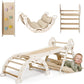 Montessori 4in1 Kletterdreieck Baby Set –  weiss