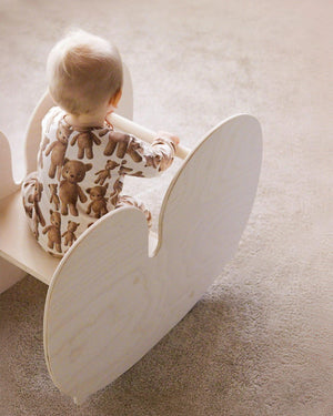 NUPPU Schaukelpferd Premium – Design Schaukelpferd für Kinder | Fitwood