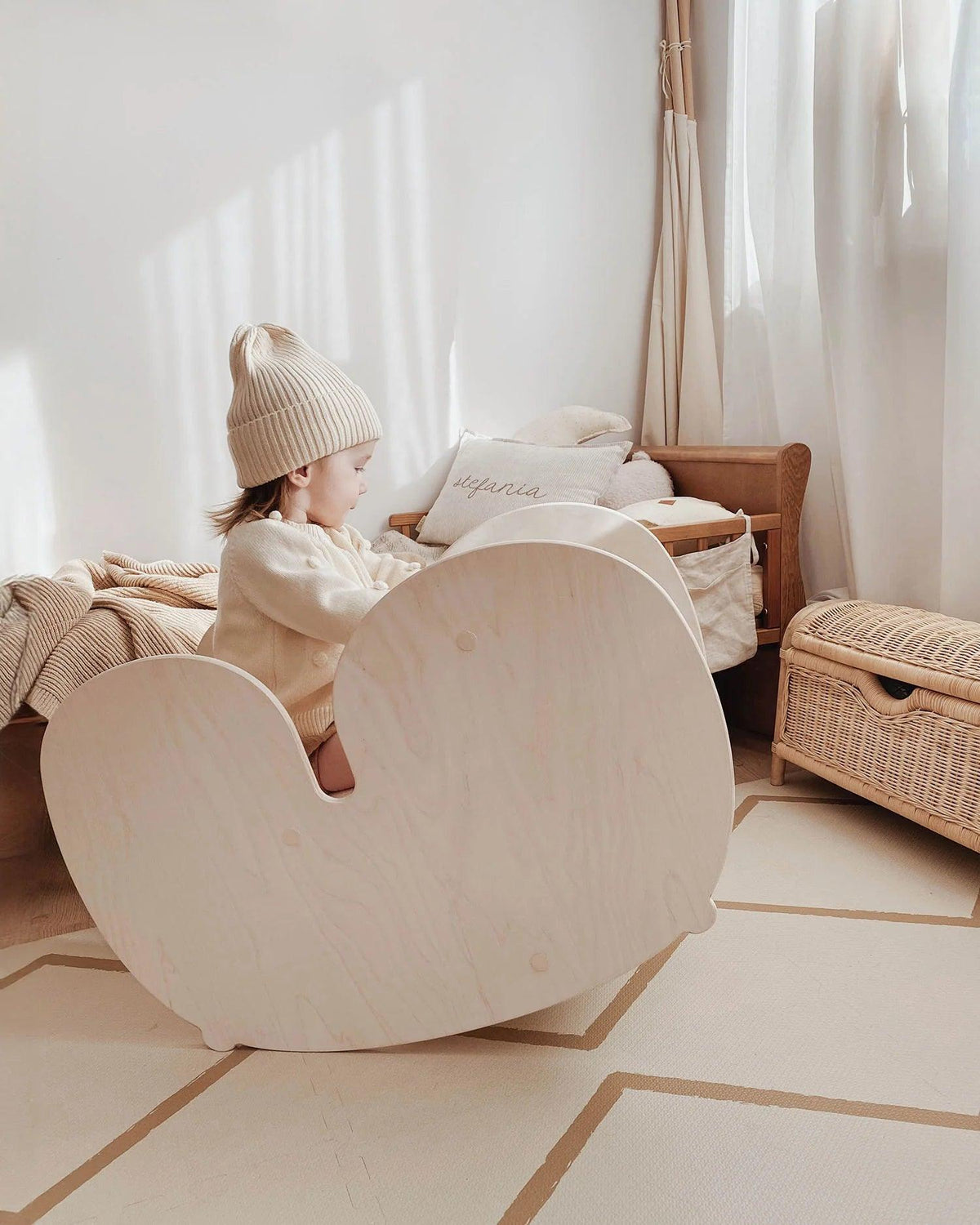 NUPPU Schaukelpferd Premium – Design Schaukelpferd für Kinder | Fitwood