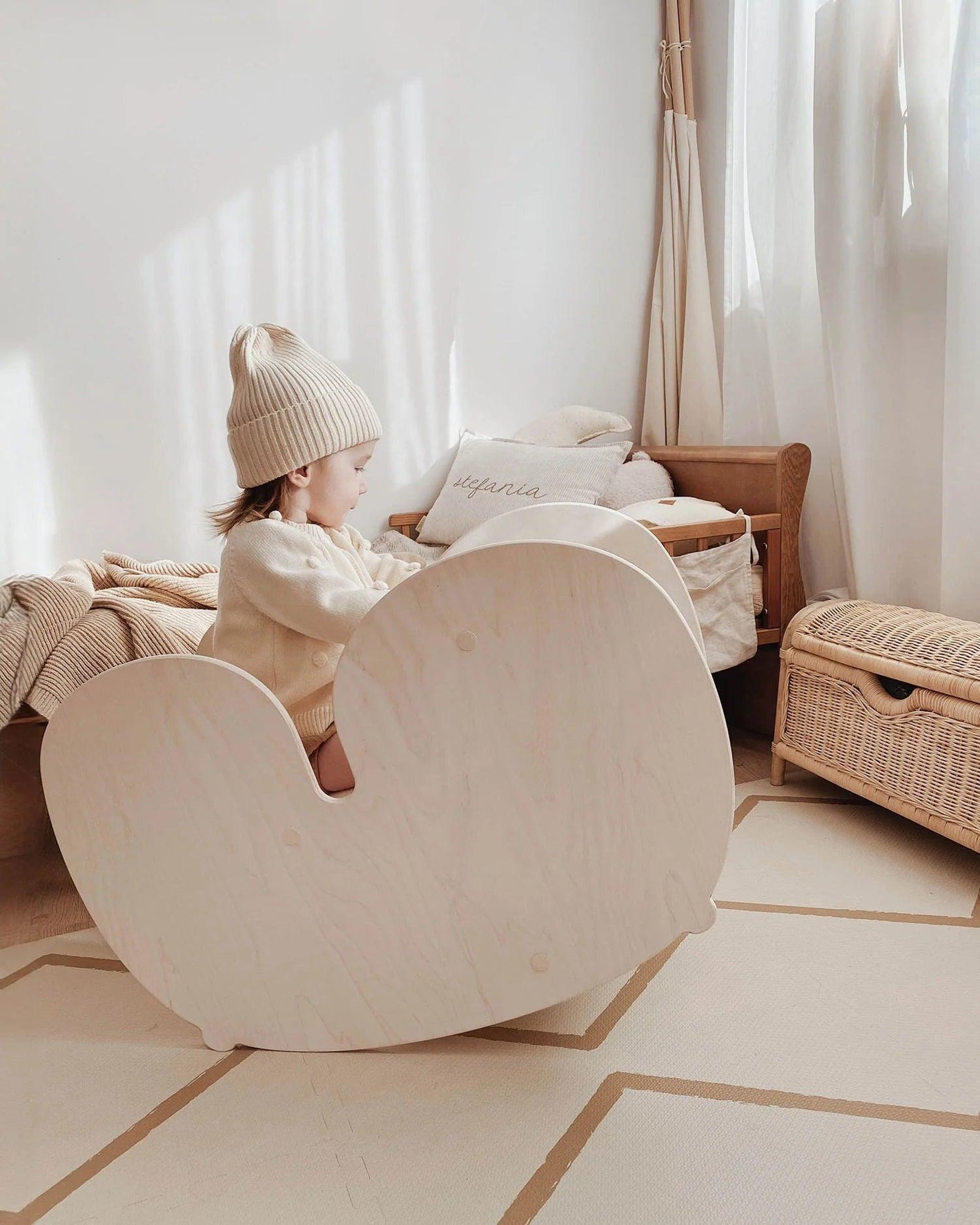 NUPPU Schaukelpferd Premium – Design Schaukelpferd für Kinder | Fitwood